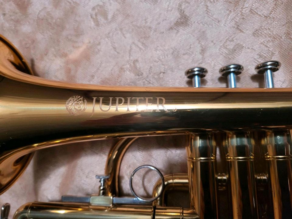 Qualität Trompete Kornett Jupiter 526,Wie Neu, Koffer Mundstück in Riedenburg