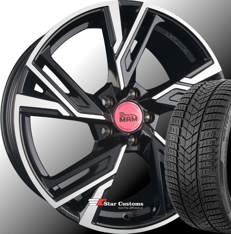 19 Zoll MAM RS5 Sommerkompletträder 5x112 Sommerräder Sommerreifen Felgen Alufelgen für Mercedes A-Klasse A45 AMG W176 CLA 45 C117 C118 C-Klasse C63 W204 A204 C204 S204K in Hagen