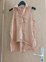Veromoda spitze nude Bluse Oberteil ärmellos elegant braun beige Sachsen - Görlitz Vorschau