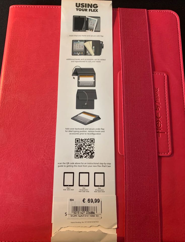 Filofax flex. iPad-Hülle Tablethülle magenta inkl. Notebook NEU in Nürnberg (Mittelfr)