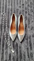 Caprice coole schicke Pumps High Heels Echt Leder 40 (6,5) silber Bayern - Burgau Vorschau