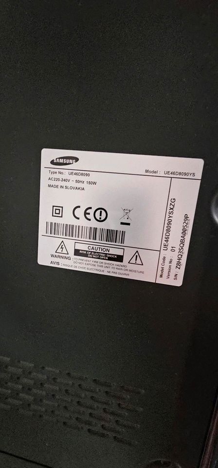 Samsung UE46 D 8090 LED TV in Neumünster