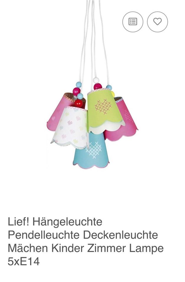 Lief Lifestyle Kinderzimmerlampe in Heusweiler