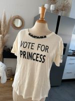 Princess Goes Hollywood t Shirt Gr. 38 M Creme mit Strasssteinen Baden-Württemberg - Herrenberg Vorschau