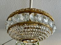 Vergoldete Deckenlampe Deckenleuchte mit Kristallgläser TOP Köln - Rath-Heumar Vorschau