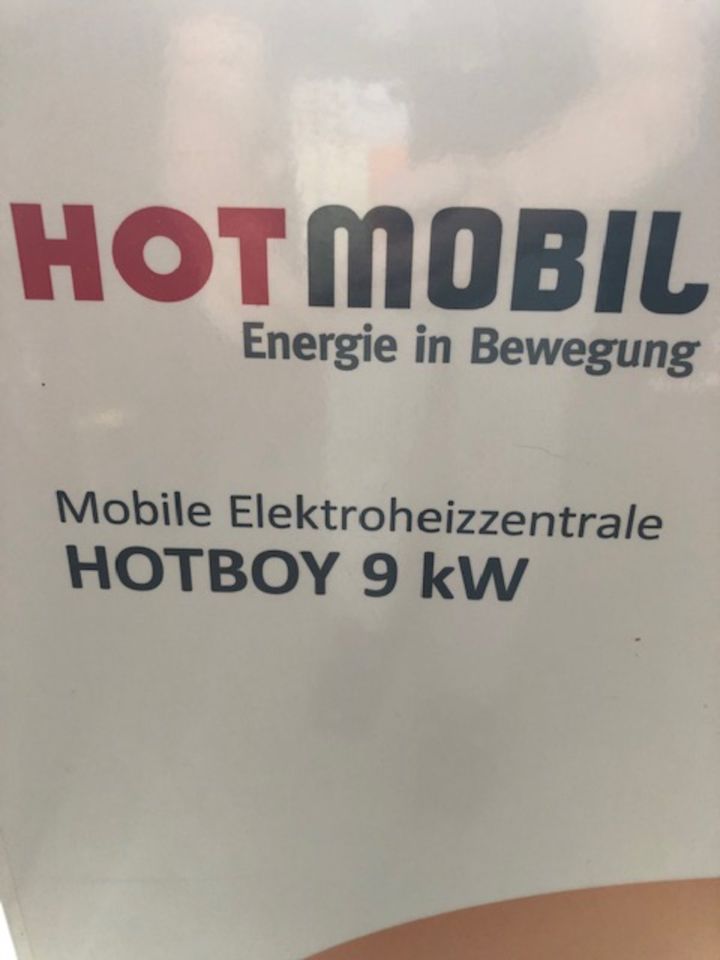 Mobile Elektroheizzentrale „Hotboy“ 9kW in Birkenwerder