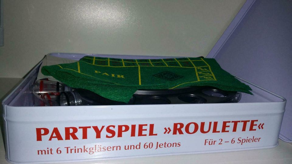 Roulette Partyspiel, Gesellschaftsspiel in Balge