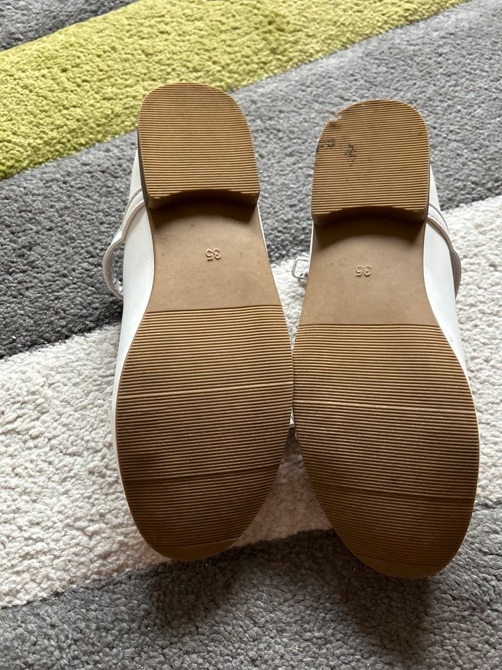 Schuhe weiß Mädchen Kommunion in Geldern