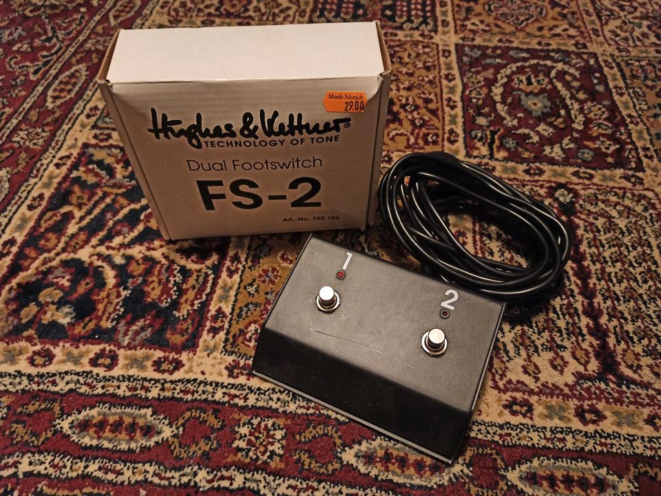 Hughes & Kettner FS-2 Footswitch/Fußschalter f Gitarrenverstärker in Rheinböllen