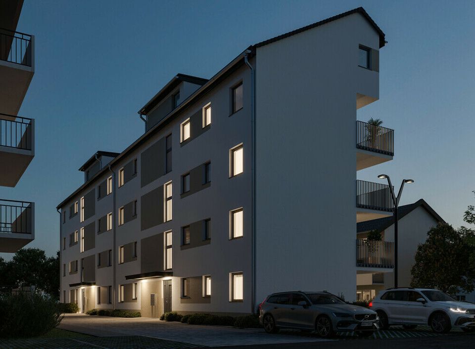 Neubau: Exklusive 3-Zimmer-Etagenwohnung mit Loggia in Oppenheim