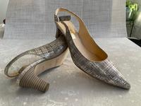 Gabor Damen slingpumps high heels silber glitzer Gr. 6,5 Nordrhein-Westfalen - Rösrath Vorschau