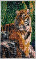 Diamant Diamond Painting Bild Tiger Dschungel 20x30 Handarbeit Nordrhein-Westfalen - Dinslaken Vorschau