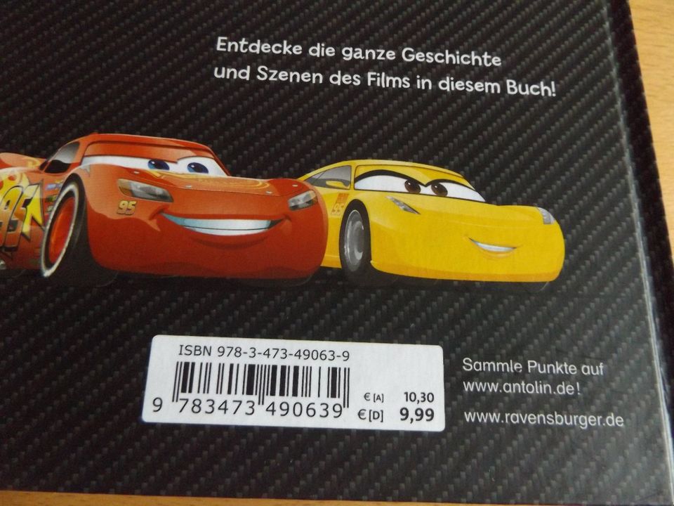 Cars 3 Disney Kinderbuch Ein neues Abenteuer (2017) ab 8 Ja. NEU in Velden