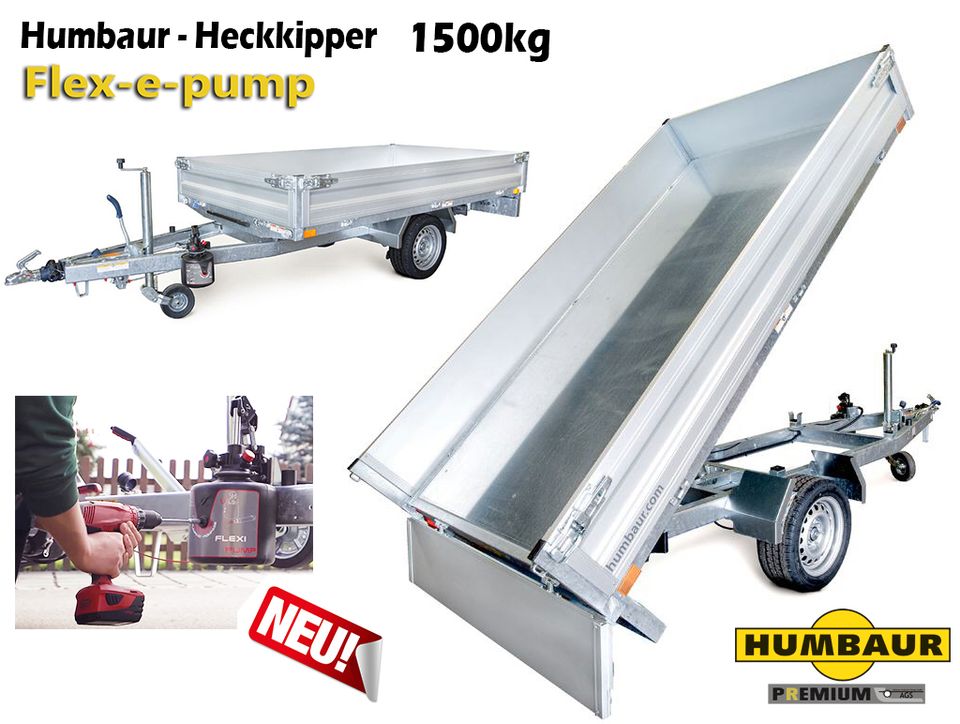 Heckkipper ◄Humbaur HUK 152715 flex e-pump NEU❗⚠️ in Burbach