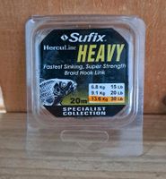 Sufix HercuLine Heavy Braid Hook Link 30 lbs 13.6 kg 20 m NEU OVP Niedersachsen - Bad Bentheim Vorschau