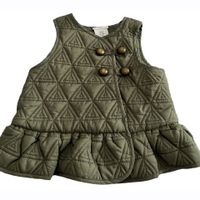 Mädchen Baby Weste Jacke Steppweste Mantel wattiert 18M 86 Olive Rheinland-Pfalz - Worms Vorschau