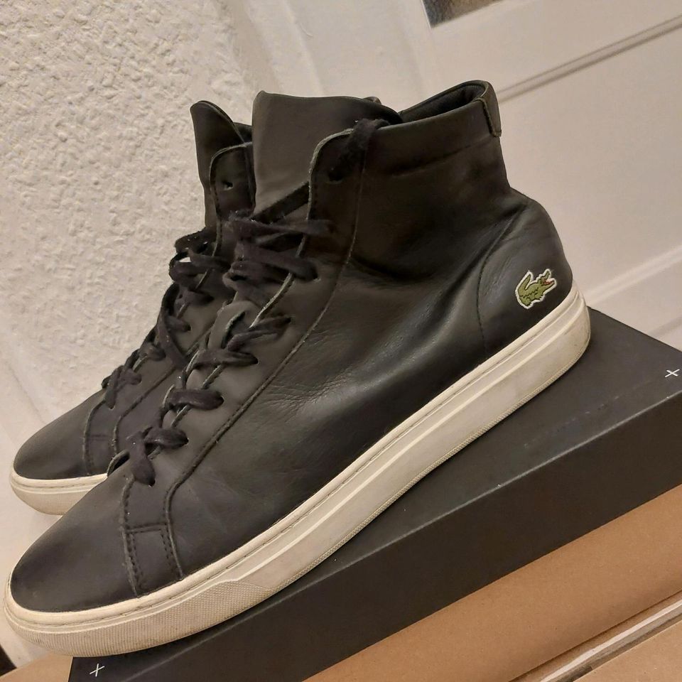 Lacoste Herren Schuhe Grösse 46 schwarz Leder NP149 in Berlin