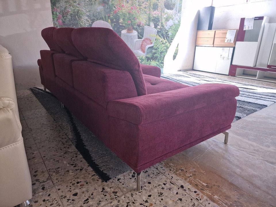 Places of Style Ecksofa N1457 Caluna mit solidem Federkern, Sitztiefen- und  Kopfteilverstellung , aus bester Struktur flausch in chianti rot. OTTO  Polstermöbel bis zu -80% in Nordrhein-Westfalen - Hagen | eBay Kleinanzeigen