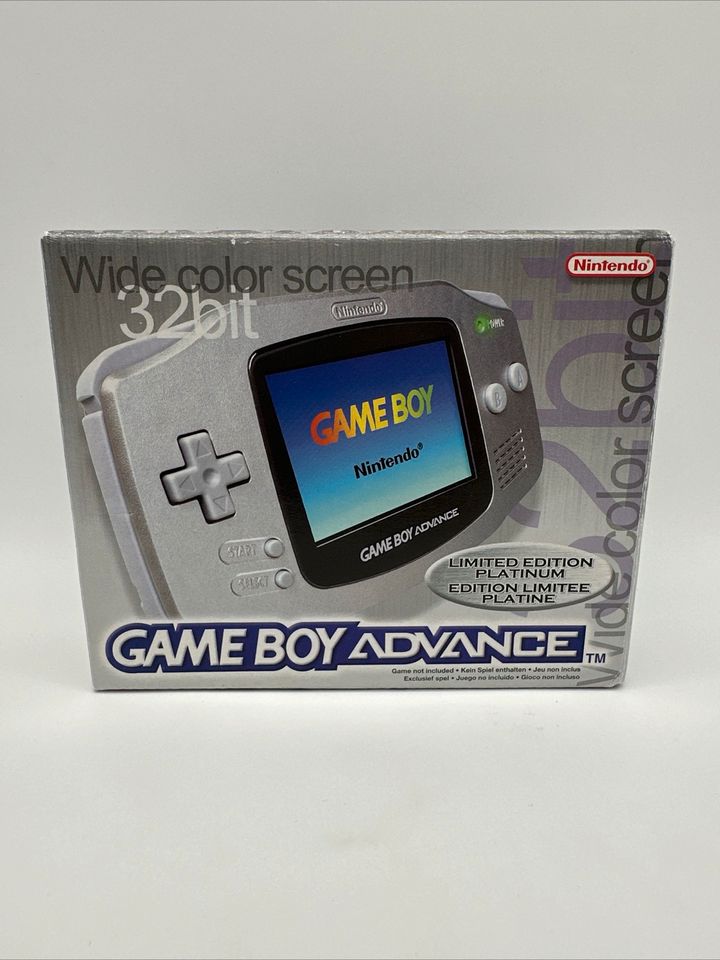 Nintendo Gameboy Advance Limited Edition Platinum Konsole OVP in Augsburg