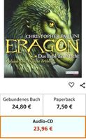 ERAGON Das Erbe der Macht MP3 Hörbuch Hörspiel 5MP3-CDs Hessen - Ranstadt Vorschau