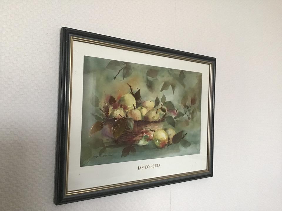 Wandbild von Jan Kooistra, Obstschale, 43 cm x35 cm ,mit Rahmen in Vellmar