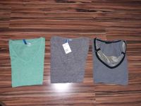 3x Herren T-Shirt H&M S M grün grau(neu) divided V Ausschnitt Thüringen - Schimberg Vorschau