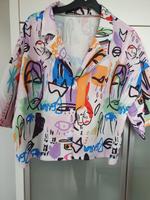 gemustertes kurzes Hemd, Bluse, ca. 38,40,42 Nordrhein-Westfalen - Werne Vorschau