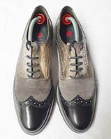 Lederschuhe Budapester Halbschuhe Högl Tricolor Gr. 40 Neuwertig Nordrhein-Westfalen - Solingen Vorschau