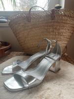 Silber Sandale Sacha 40 Riemensandale Abiball Hochzeit Altona - Hamburg Groß Flottbek Vorschau