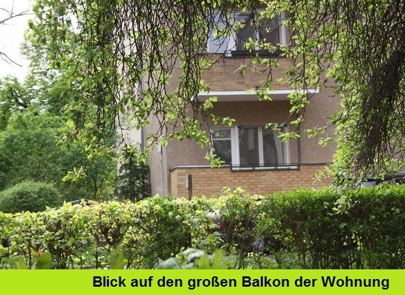 Bezugsfrei! Ruhiges, geräumiges Apartment mit großem Westbalkon in idyllischer Grünlage in Berlin