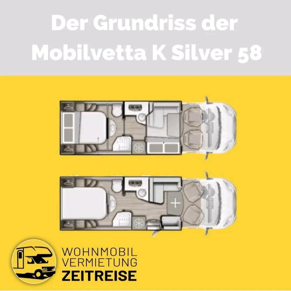 WOHNMOBIL mieten, Mobilvetta, 25% Nachlass, LAST MINUTE in Tuntenhausen