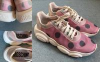 Moschino Sneaker Turnschuhe Gr. 39 Plattform Sohle gepunktet rosé Berlin - Mitte Vorschau