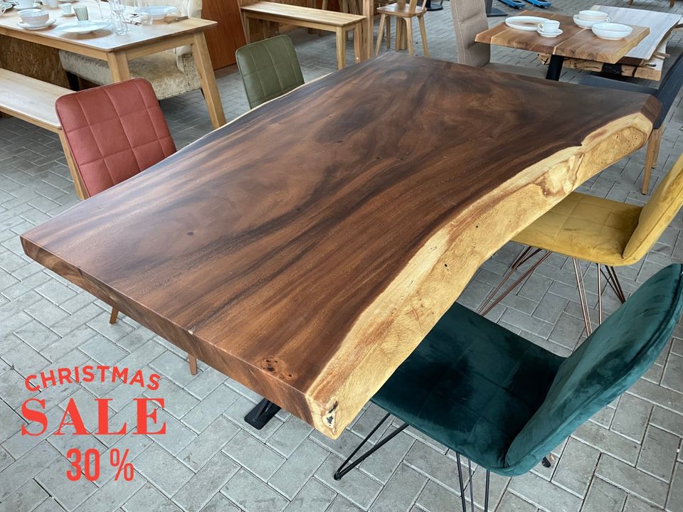 Esstisch Suar asiatische Eiche 2m Esszimmertisch inkl. Gestell XMAS-SALE 30 % in Marsberg