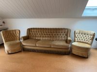Sofa und zwei Sessel vintage Retro Gold Baden-Württemberg - Markgröningen Vorschau
