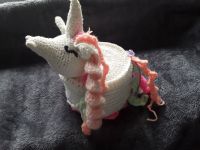 Klorollenhut * Einhorn * handmade * gehäkelt Rheinland-Pfalz - Lauterecken Vorschau