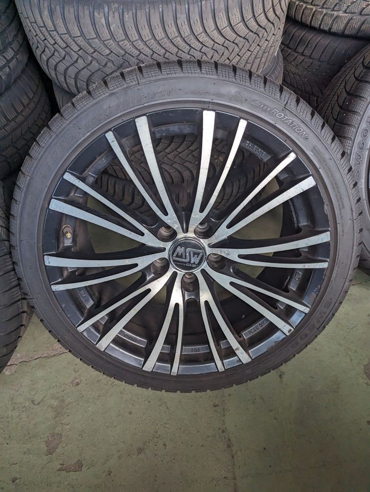 MSW 20 Winterräder Winter 225 40 18 Zoll 5x112 Golf 5 6 7 A3 A4 in Attendorn