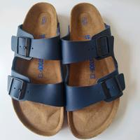 Birkenstock Arizona Gr 46 Leder Soft Fussbett Neu Blau Sachsen - Pulsnitz Vorschau