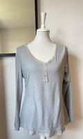 Damen Langarm Shirt Grau 42 Köln - Porz Vorschau