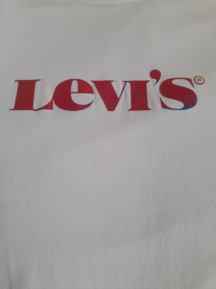 Levis Tshirt weiß L in Freinsheim