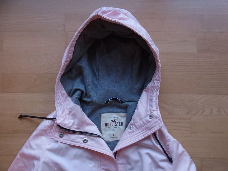 Hollister Jacken Windjacke rosa Hoodie grau Größe XS Set in Hamburg