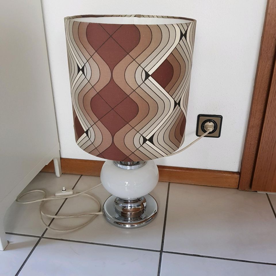 Lampe Tischlampe Retro Space age 70er 70iger 70s 70ger in Krefeld