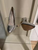 Buffalo 37 High Heels wie neu Silber Baden-Württemberg - Ludwigsburg Vorschau
