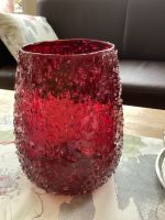 Villeroy Boch, Vase, Bordeaux rot, crushed ice, Glasvase Niedersachsen - Meppen Vorschau
