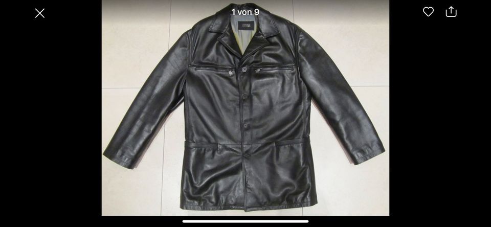 Neue Lederjacke von Versace Gr. 54 / NP Eur 660 in Bad Tölz