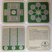 4 Bierdeckel Schwaben Bräu mit Spiel Spielanleitung  80er 90er Baden-Württemberg - Leinfelden-Echterdingen Vorschau