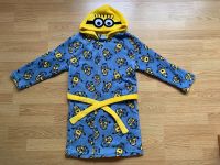 Bademantel Fleece Minions blau gelb Gr. 122 128 Niedersachsen - Hattorf am Harz Vorschau