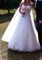 Pronovias-Brautkleid mit langem Schleier Rheinland-Pfalz - Idar-Oberstein Vorschau