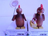 Dregeno 2 Miniaturfiguren Huhn mit Blume & Huhn mit Korb Sachsen - Jahnsdorf Vorschau