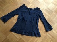 Dunkelblaue Bluse Shirt 3/4-Ärmel & Spitze Multiblu Gr 38 Viskose Niedersachsen - Diepholz Vorschau