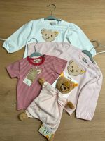 Baby Steiff Set: 2 Pullover, T-Shirt + Schmusetuch Neu mit Etiket Nordrhein-Westfalen - Korschenbroich Vorschau